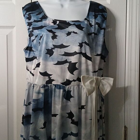 Halloween bats fit flare party dress  Sz 3XL  NWOT - Picture 4 of 9
